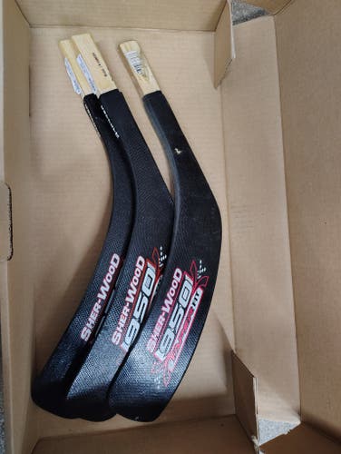 Sherwood Ice Hockey Stick Shaft .520 Taper Wood Replacement Blades-Senior Coffey PP77 Left 3-pack