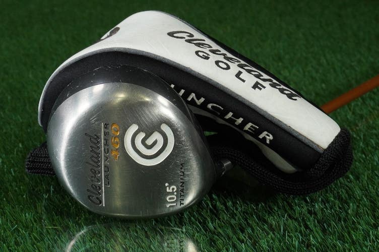 Cleveland Launcher 460 10.5 Driver Titanium Regular LH W/ Headcover & New Grip