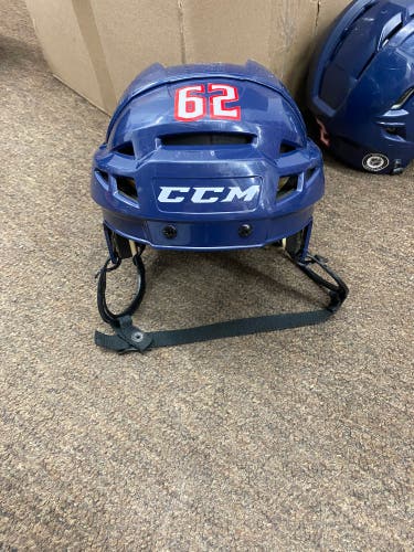 NHL COLUMBUS BLUE JACKETS CCM Vector V08 Helmet Pro Stock