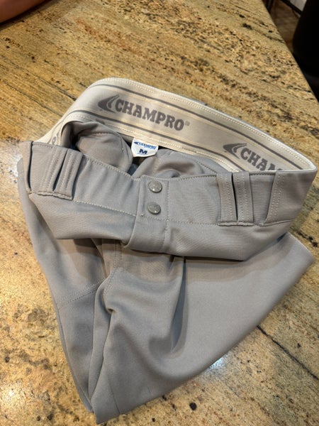 Gray Men's Medium Adult Champro Game Pants (New)
