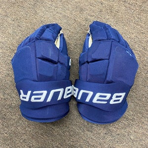 NHL FLORIDA PANTHERS Bauer Supreme Mach Gloves 14" Pro Stock (Used)