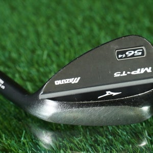 Mizuno MP-T5 56 14 Sand Wedge Black GF Forged Dynamic Gold Wedge Flex Steel RH