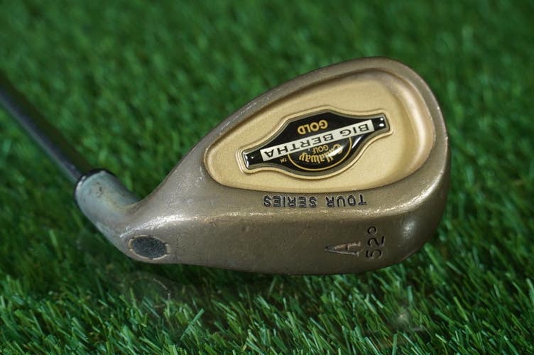 Callaway Big Bertha Gold 52 Attack Wedge "A" Approach Gap Dynamic Gold R300U RH