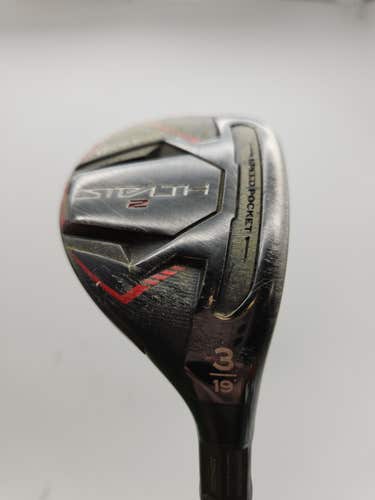 TAYLORMADE STEALTH 2 3 HYBRID 19* STIFF FUJI VENTUS RED 7 +HC FAIR