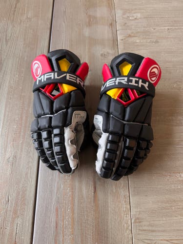 Maverik Max Lacrosse Gloves (Used) - Maryland Whipsnakes