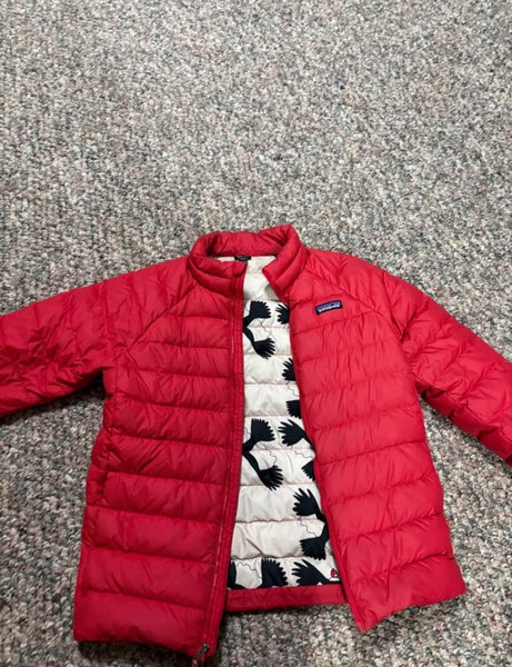 Red Boys Large Patagonia Jacket (Used)