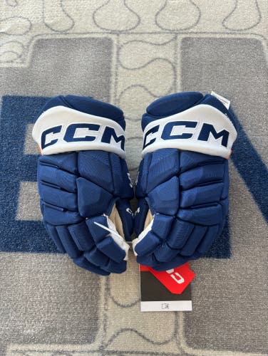 Auston Matthews Pro Stock 14” CCM Jetspeed FT1 Pro Player Gloves Toronto Maple Leafs