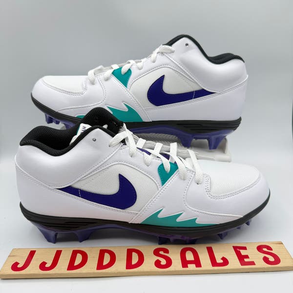Nike Air Jordan Stadium 90 Football Cleat White Grape Ice HQ0210
