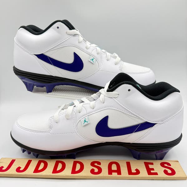 Nike Air Jordan Stadium 90 Football Cleat White Grape Ice HQ0210