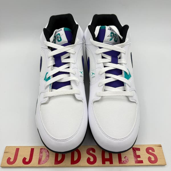 Nike Air Jordan Stadium 90 Football Cleat White Grape Ice HQ0210-105 Men Sz 11.5 Nike Air Jordan Stadium 90 Football Cleat White Grape Ice  main image 4