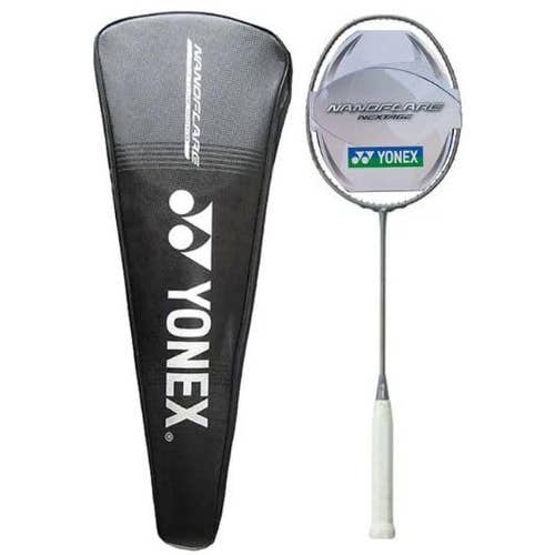 Yonex Nanoflare NextAge UNSTRUNG Badminton Racket, 4U5, Dark Grey