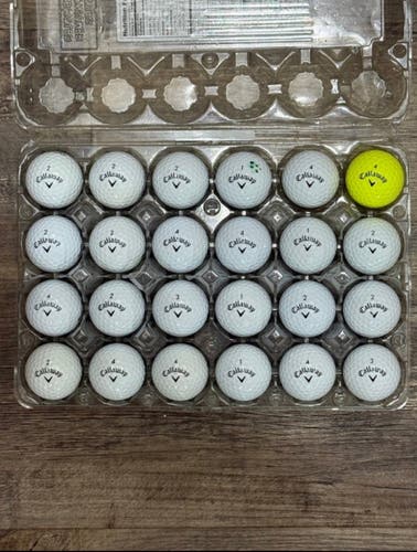 24 Callaway Warbird Golf Balls - 5A MINT CONDITION ONLY