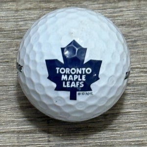 One (1) Toronto Maple Leafs Bridgestone Golf Ball