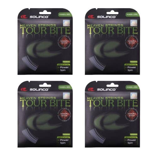 Solinco Tourbite Diamond Rough Tennis String - 4 Sets