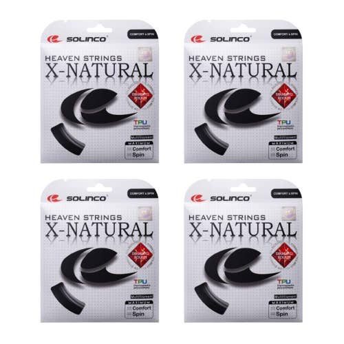 Solinco X-Natural Tennis String - 4 Packs