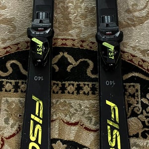 Fischer RC4 Race Jr 140 cm Racing Skis With Bindings Max Din 10 (Used)
