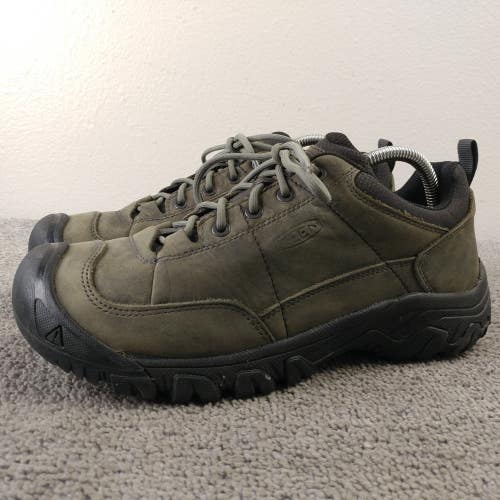 Keen Targhee III Oxford Shoes Mens Size 9 Hiking shoes Gray Leather Low Top