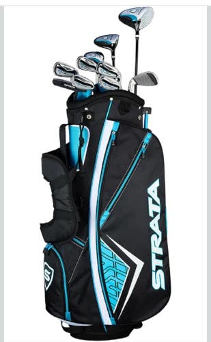 NEW Callaway Strata Plus Women's Complete 14 Piece Golf Set Right Handed RH Blue