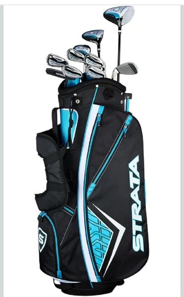 NEW Callaway Strata Plus Women's Complete 14 Piece Golf Set Right Handed RH Blue