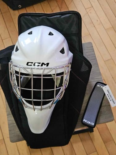 Senior Medium CCM Axis F9 Goalie Mask (Used)