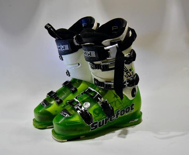 LANGE SUREFOOT RX 130 SKI BOOTS MEN SIZE 8.5/ 26.5 WOMEN SIZE 9.5