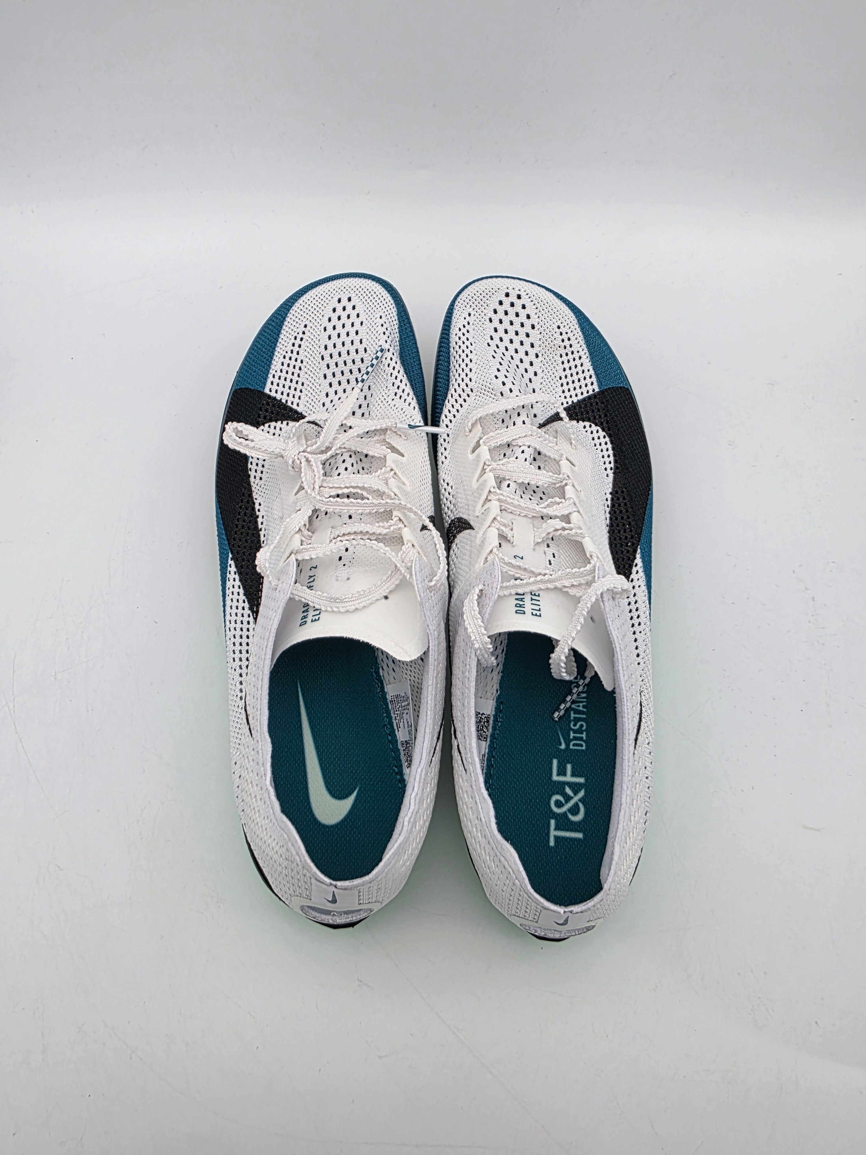 Nike ZoomX Dragonfly 2 Elite Men\'s 7.5 White Bright Spruce Spikes FZ9315-102 Nike ZoomX Dragonfly 2 Elite White Bright Spruce FZ9315-102  main image 2