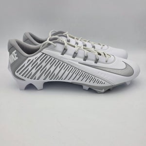 Nike Vapor Edge 360 VC White Silver Football Cleats Mens Size 14 DO6294-100