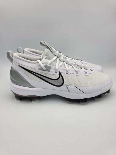 Nike Force Zoom Trout 9 Elite Low MCS White Baseball Cleats  display picture 3
