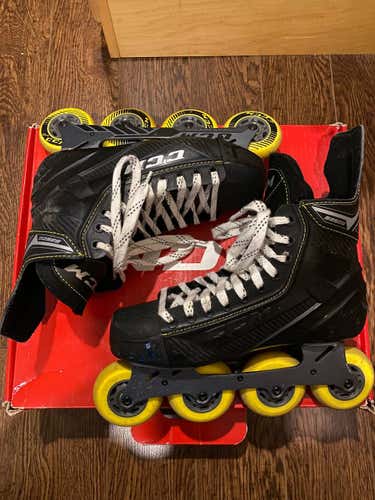 CCM Super Tacks 9350 Inline Skates Regular Width Size 8 (Used)