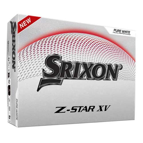 Srixon Z-Star XV Golf Balls (Pure White, Spinskin, 12pk) 1 DZ 2025 NEW