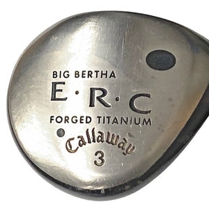 Callaway Big Bertha ERC Forged Ti 3 Wood 15* RH Firm Stiff Graphite 43 Good Grip