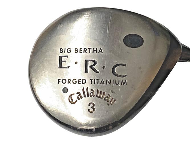 Callaway Big Bertha ERC Forged Ti 3 Wood 15* RH Firm Stiff Graphite 43 Good Grip
