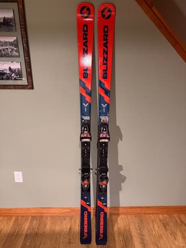 2022 Racing 180 cm Blizzard  Firebird WRC Skis With Bindings Max Din 12 (Used)