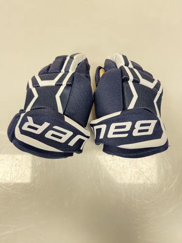 Used Bauer 150 Youth Gloves Navy Blue 8" 11860-S000304209