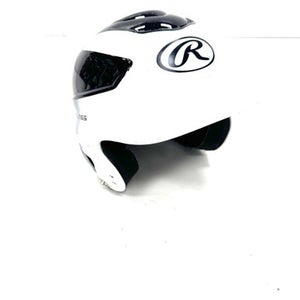 Used Rawlings 6 1/2 - 7 1/2 Batting Helmet No Mask Black One Size 11860-S000304153