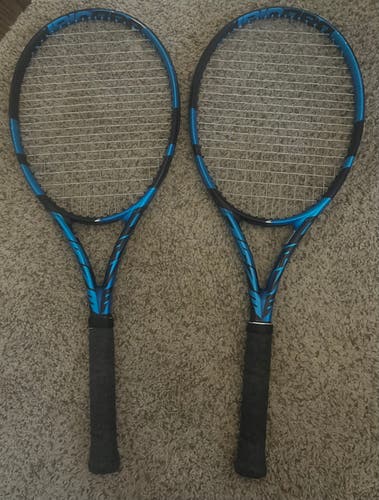 Adult Babolat Pure Drive Tennis Racquet (Used) - 2 racquets for $110