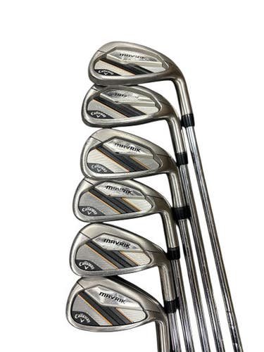 Used Callaway MAVRIK Mens Iron Set RH 5I-PW 11850-S000023259