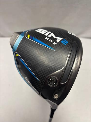 Used Taylormade SIM 2 MAX Mens Driver RH 10.5 Degree 11490-S000268720