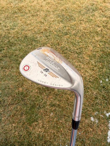 Titleist 2009 Vokey Spin Milled Chrome Wedge 58 / 8 Stock Wedge Flex 35