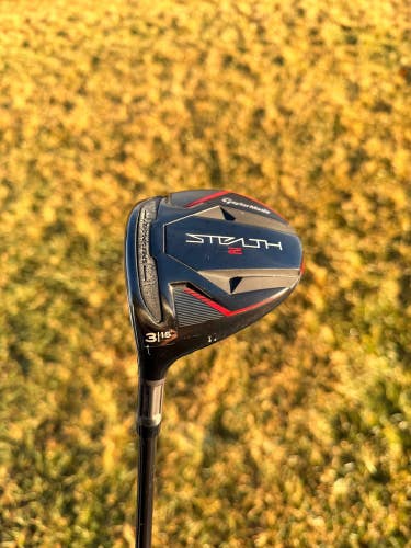 Taylormade Stealth 2 3-Wood 15 Ventus TR Red Stiff Flex Lefty 43 NICE
