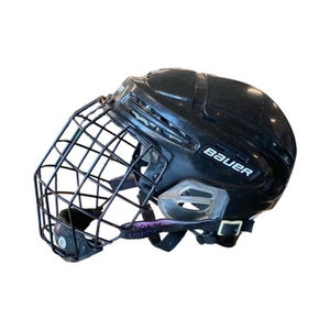 Used Bauer 1000 Helmet Cage Combo Black MD 11883-S000156925