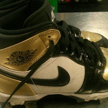 Used Nike Jr FB Cleats Black Junior 06 11868-S000067353