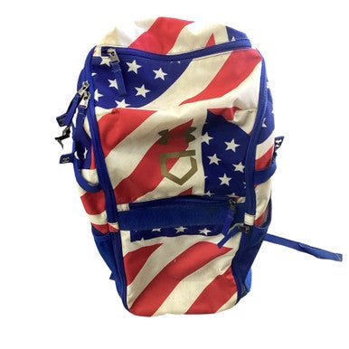 Used Under Armour USA BACKPACK BB/SB Player Backpack White/Red/Navy 11760-S000087379