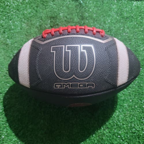 Wilson Omega Football With Red Accents
