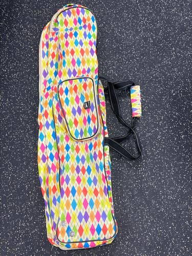 Used LAX Accessories Stick Bags Orange And Gold 11849-S000036428