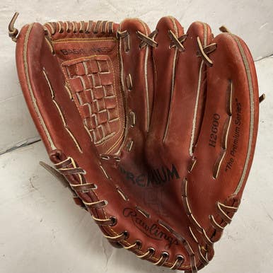 Used Rawlings Premium H H2600 Softball Glove RH Throw Maroon 13 1/2" 11855-S000198845