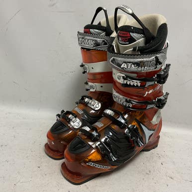Used Atomic HAWX 90 Mens DH Ski Boot Orange 270 MP - M09 - W10 11855-S000198816
