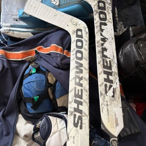 Senior Sher-Wood Rekker Element 1 Regular Goalie Stick 25" Paddle (Used)