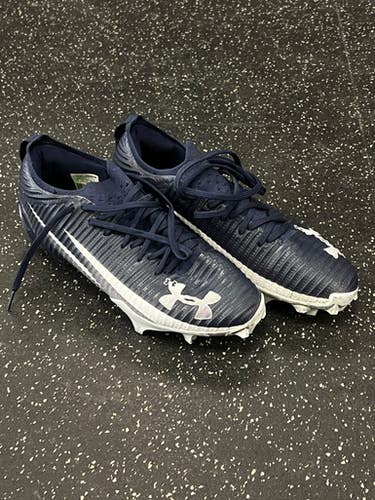Used Under Armour Adult FB Cleats Navy Blue Senior 11 11849-S000036400