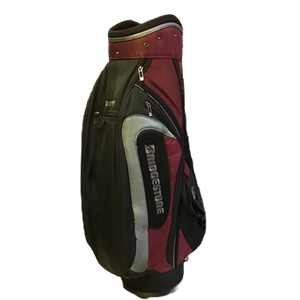 Used Bridgestone Mens Cart Bag Maroon 11730-S000069420